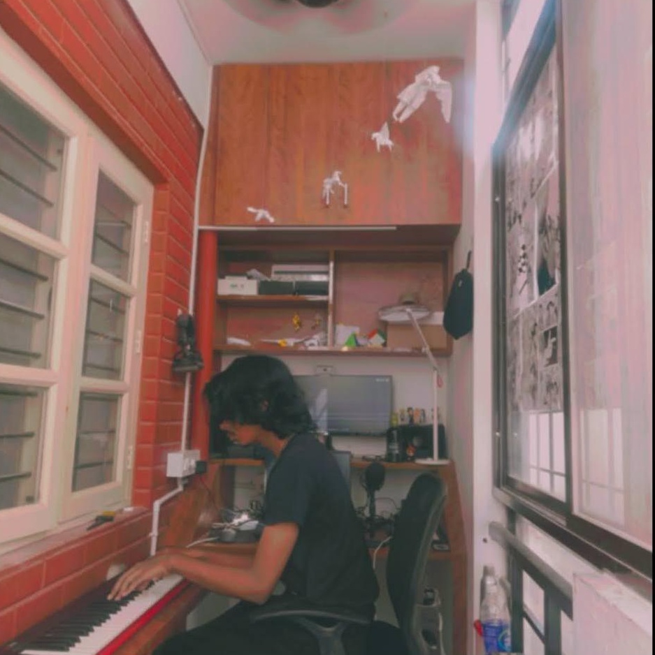 Kalidas in Studio Session